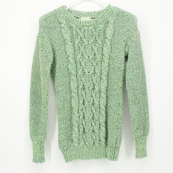 Ruby Moon Green Knit Sweater